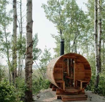 Central Alberta Other | Refuge Bay's Aqua Tiny Home - Luxury Off Grid Escape