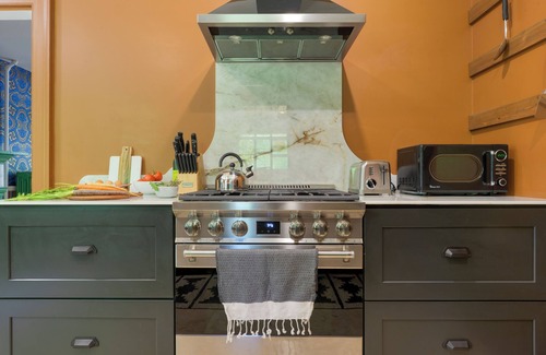 Town of Marbletown House | Relax in Style at Historic Modern on Main with Modern Amenities & Wooded Views