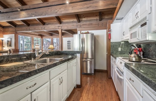 Tahoe Tavern Condo | Relax in the peaceful Tahoe Taverns complex, just a short walk to Tahoe City!