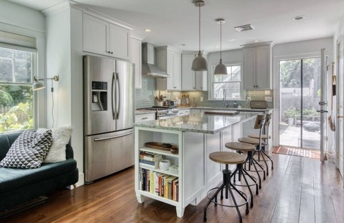 Pipes Cove House | Relax in this light-filled home, steps from the beach and a short walk to town!