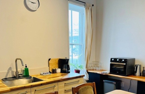 Historic Downtown Fernie Apartment | Relaxing Escape with Balcony Views and BBQ