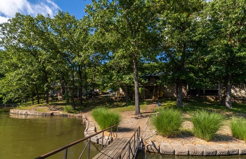 Climax Springs House | Relaxing pet friendly lake front home with large swim dock with 24' boat slip