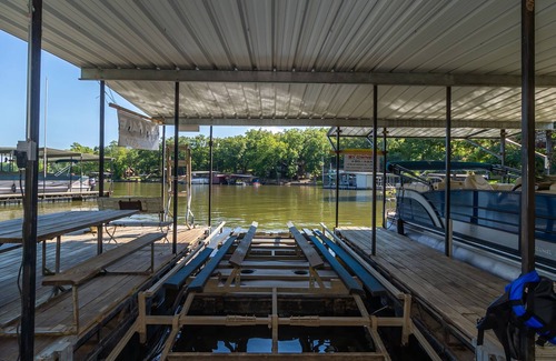 Climax Springs House | Relaxing pet friendly lake front home with large swim dock with 24' boat slip