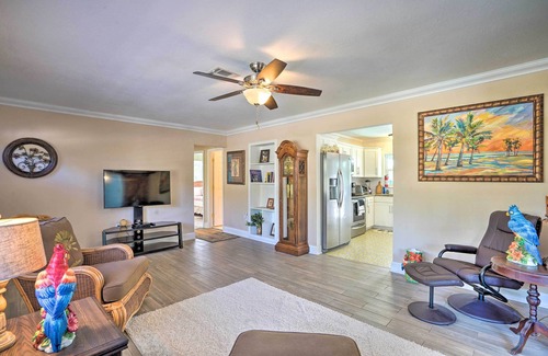 Tropical Gulf Acres House | Relaxing Punta Gorda Getaway w/Fire Pit!