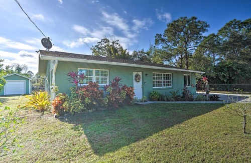 Tropical Gulf Acres House | Relaxing Punta Gorda Getaway with Fire Pit!