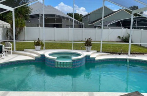 Chatham Park House | Relaxing retreat with a lanai, pool, pool spa, washer/dryer, & central AC