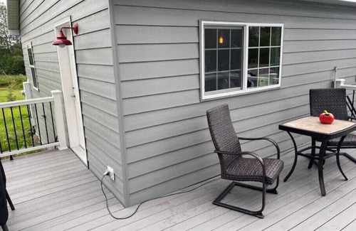 Ninilchik House | Remodeled home with fire-pit, within walking distance of Deep Creek River.