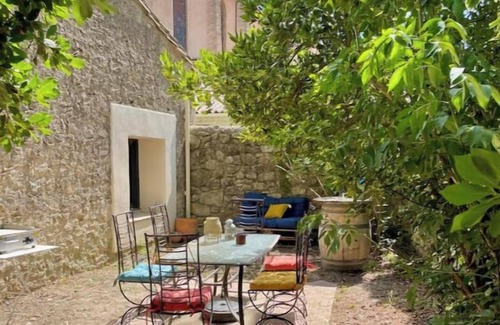 Poussan Villa | Renovated barn, private garden and shared pool.