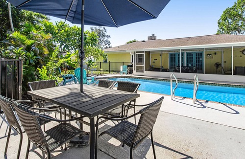 Harbor Hills House | Renovated dog-friendly home with private, open-air pool, screened patio & yard