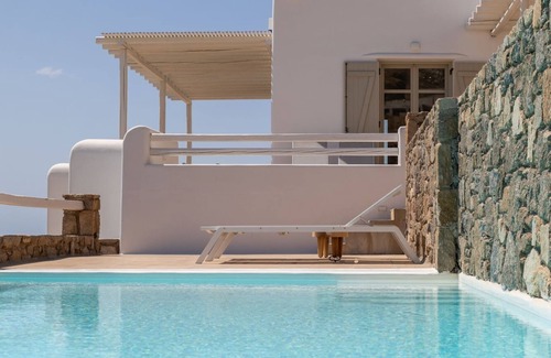 Fanari Villa | Renovated Luxury Oceanview Villa with Pool in Mykonos