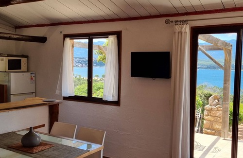 Porto-Vecchio House | Renting mini-villa with pool, bordering the sea, magnificent panoramic view