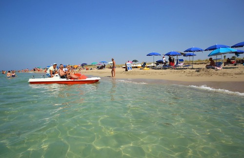 Torre Mozza House | Residence Riva Mare - 5-seater trilo PT with garden Zeus 100 m from the beach