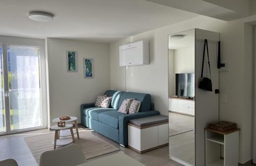 Camorino Apartment | Residenza La Svolta - Salt Pool & Private Garden