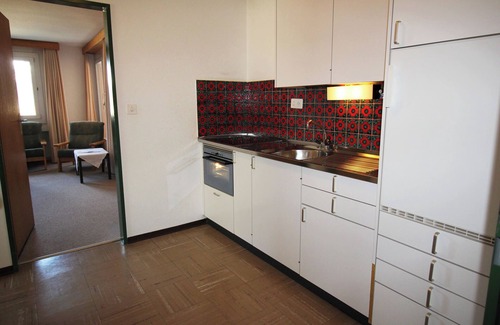 Sils-Maria Apartment | Residenza Lagrev - 1 room flat no. 018 - type 12B - raised ground floor - east