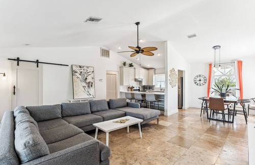 Mid Island House | Resort Oasis 4-bed/4.5 bath + Pool + Boat & Jet Ski Lifts, Game Room + Gym!