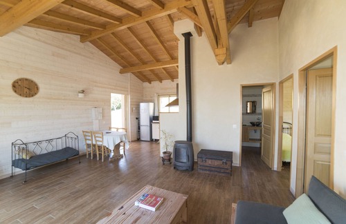 Calcatoggio Cottage | Ricciu cottage, ecological label and 3 ears of corn, sea and mountain views