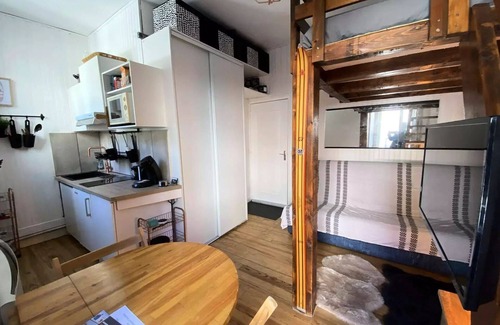 Bareges Apartment | Rioulet Residence 1 - Beautiful studio with mezzanine and balcony close to the center of Barèges