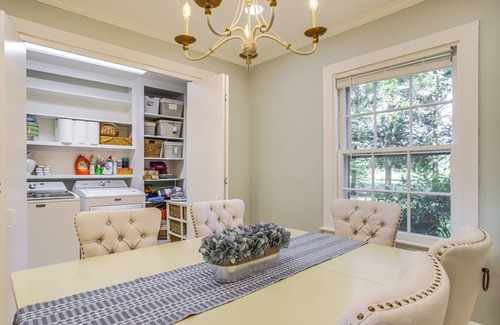 Denton House | Riverfront Denton Estate on 7 Acres w/Heated Pool