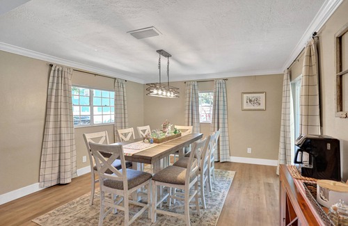 Temple Terrace House | Riverfront retreat with pool/spa, outdoor kitchen, firepit, dock, sauna & games