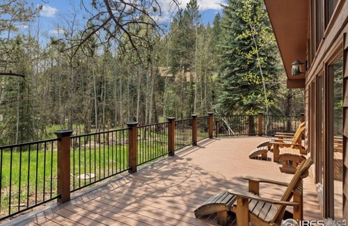 Drake Cabin | Riverfront Updated Cabin Close to Estes Park New Hot Tub 3 Private Acres Pet OK