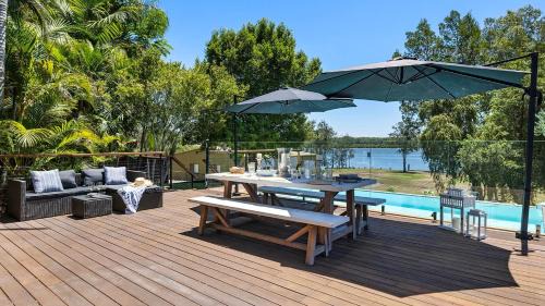 Karuah House | Rivers Edge Oasis -Karuah, Infinity Pool and Private Cinema room