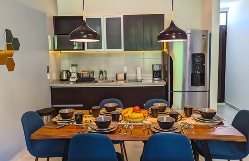 Playacar Apartment | Riviera Home - New 2BR Condo w. big Pool & Jacuzzi