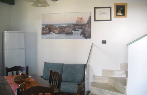 Roca Vecchia House | Roca Vecchia: Villa on the sea, with garden and veranda!