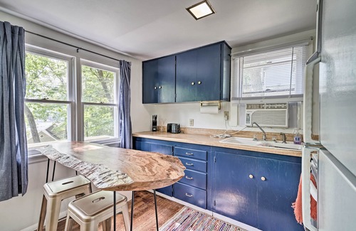 Rocky Mount Cabin | Rocky Mount Home w/ Deck- Walk to Lake & Boat Ramp