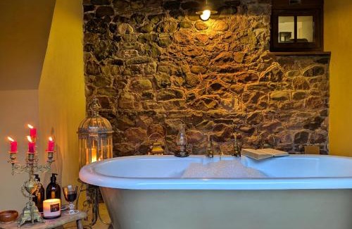 Llangadog House | Romantic Country Cottage with log burner, garden patio, outdoor tub and country views- Brecon Beacons National Park