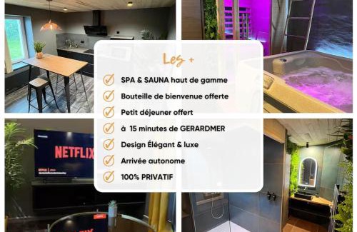 Laveline-devant-Bruyeres Apartment | Romantic home spa