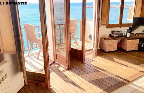 Vallpineda Apartment | ROMANTIC. Over the sea duplex, beach & pool.