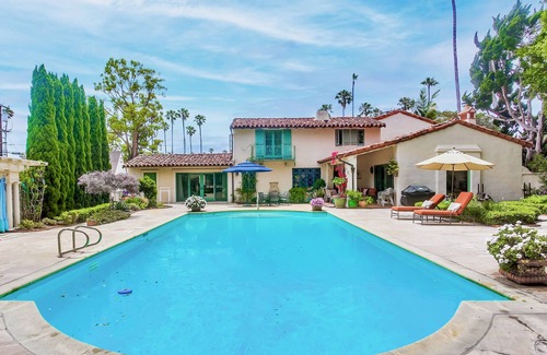 Lower Hermosa House | Romantic Spanish Home, Private Pool, Walk to Beach