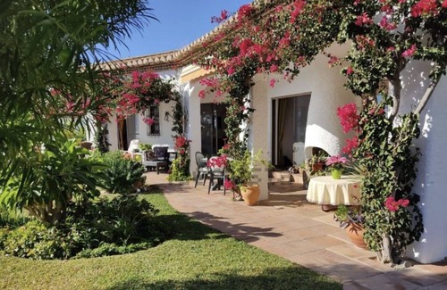 Salobrena Villa | Romantic Spanish villa with sea views, heated private pool and big garden
