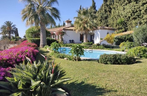 Salobrena Villa | Romantic Spanish villa with sea views, heated private pool and big garden