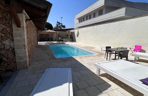 Ruffano Apartment | Room 'La Pietra Village - Orchidea' with Shared Terrace, Wi-Fi and Air Conditioning