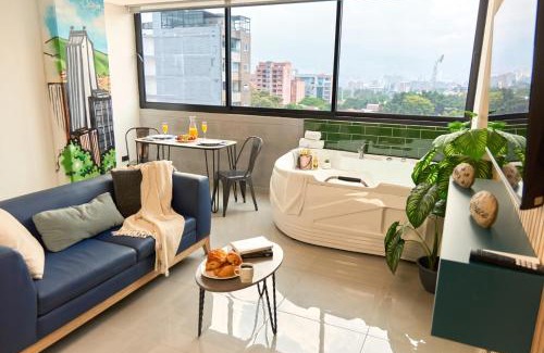 Estadio Apartment | Rosa Negras Cozy Stadio Suite with Jacuzzi