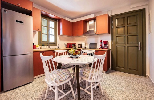 Lagoudi Zia Villa | Rosa Rossa With Private Pool Jacuzzi Sea view Villa Rosa