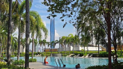 Kuala Lumpur Apartment | Rudimen Stay at Trion Kuala Lumpur Skyline View, Rooftop Pools & Gym Access