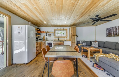 Ruidoso Cabin | Ruidoso Cabin Rental w/Hot Tub: Walk to Main!