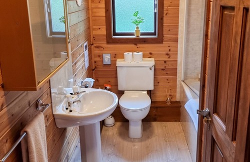 Dolgellau Cabin | Rural Snowdonia Lodge with Log Burner and Sauna. Dogs allowed.