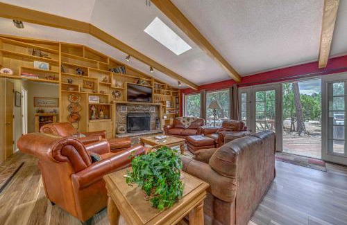 Alto House | Rustic Alto Cabin with Hot Tub, Deck and Fireplace!