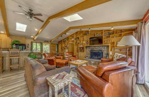 Alto House | Rustic Alto Cabin with Hot Tub, Deck and Fireplace!