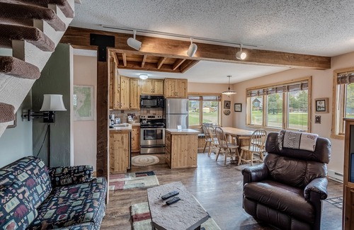 Clark Ski Chalet | Rustic but comfortable mountain cabin with large porch and gorgeous scenery.