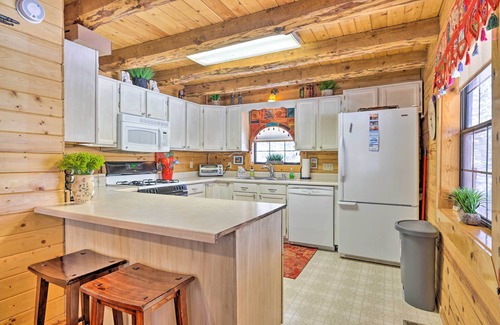 Meadow View Heights Cabin | Rustic Duck Creek Village Cabin w/Fire Pit!