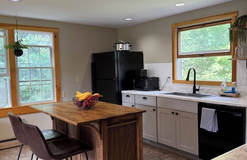 Sunday River Area House | Rustic Ridge Lone Mountain Escape– 3BR, 2BA Home on 2 Acres Pet Friendly