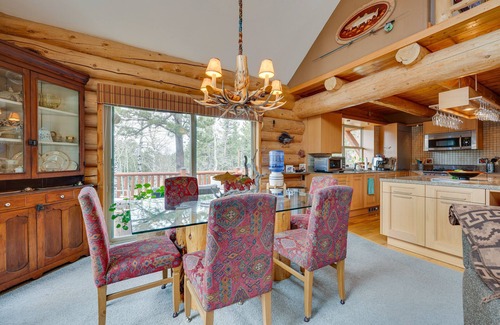 Ward Cabin | Rustic Ward Retreat w/Deck + Mountain Views!