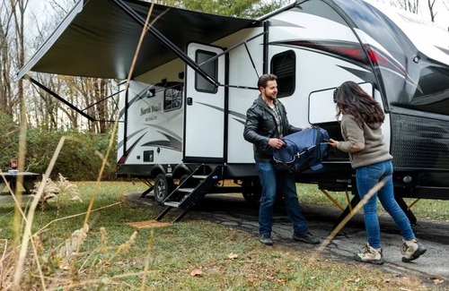 Lemoyne RV Rental | RV Camping Site with Water and Electric Hookups!