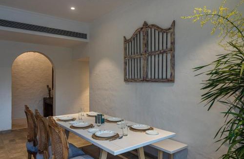 Kalote Mokashi Villa | SaffronStays Kairos Athena, Karjat - Greek style pool villa near Camp Max