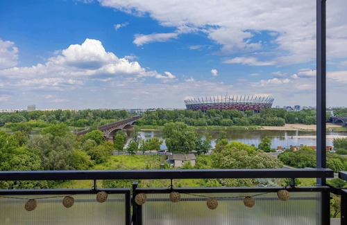 Powisle Apartment | Salezego Pleasant Studio with Balcony near PGE Narodowy Warsaw by Noclegi Renter