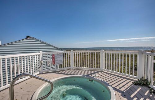 Ocean Isle Beach Apartment | Salt and Light Oceanfront Condo with Pool and Elevator